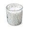 Confetti Scented Soy Paraffin Wax Candle with White Patterned Glass Container 4.0L x4.0W x 4.25H Burn Time 40 Hours
